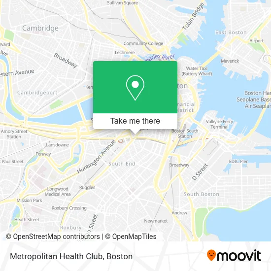 Metropolitan Health Club map