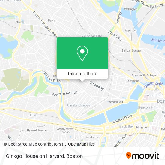 Mapa de Ginkgo House on Harvard