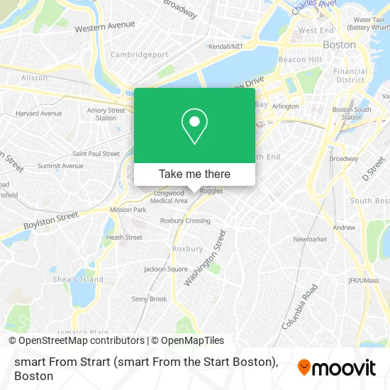 Mapa de smart From Strart (smart From the Start Boston)