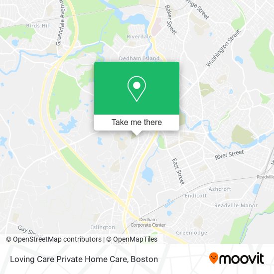 Loving Care Private Home Care map