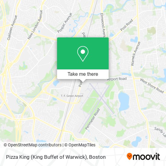 Pizza King (King Buffet of Warwick) map