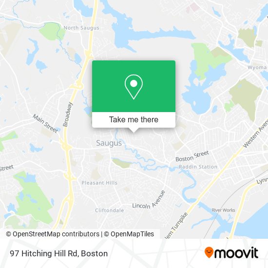 97 Hitching Hill Rd map