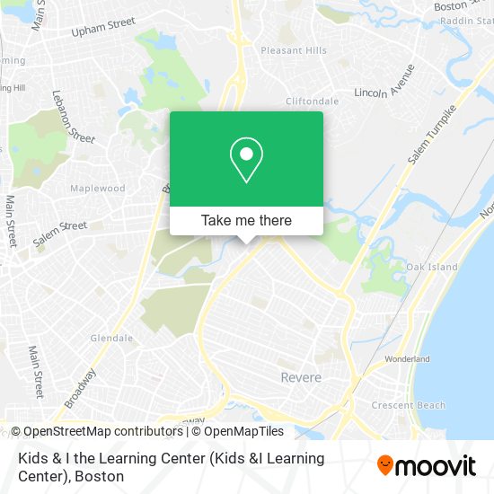 Kids & I the Learning Center map