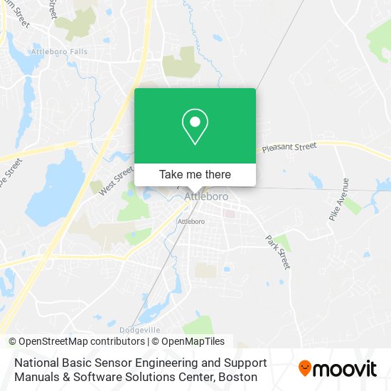 Mapa de National Basic Sensor Engineering and Support Manuals & Software Solutions Center