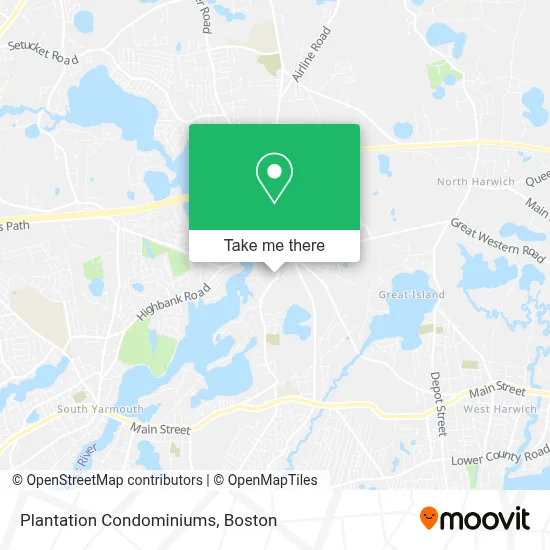 Plantation Condominiums map