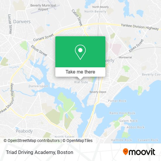 Mapa de Triad Driving Academy