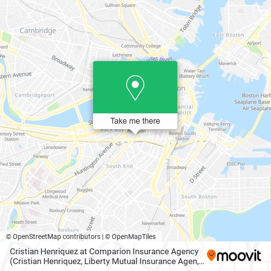 Cristian Henriquez at Comparion Insurance Agency map