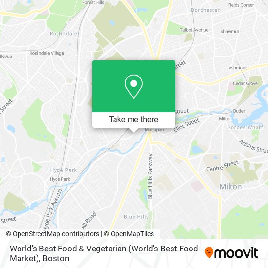 World's Best Food & Vegetarian map
