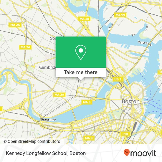 Kennedy Longfellow School map