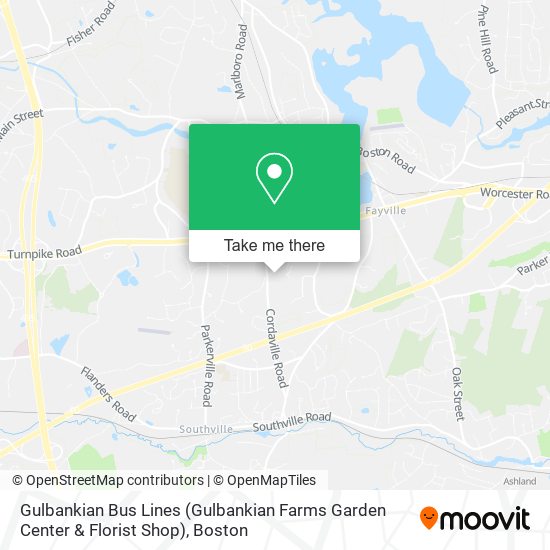 Gulbankian Bus Lines (Gulbankian Farms Garden Center & Florist Shop) map