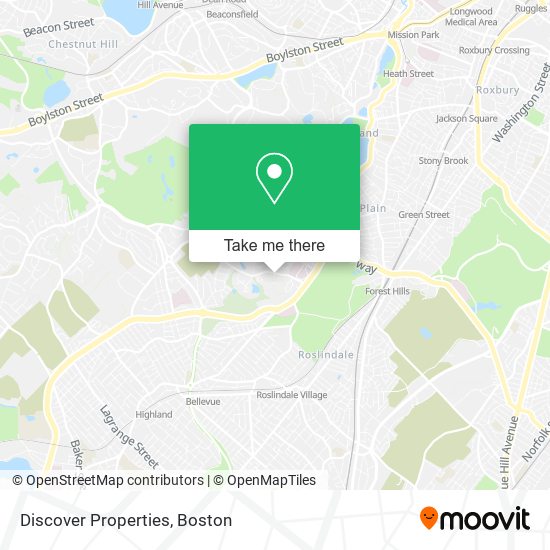 Discover Properties map