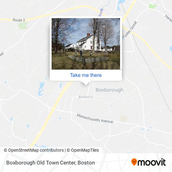 Boxborough Old Town Center map