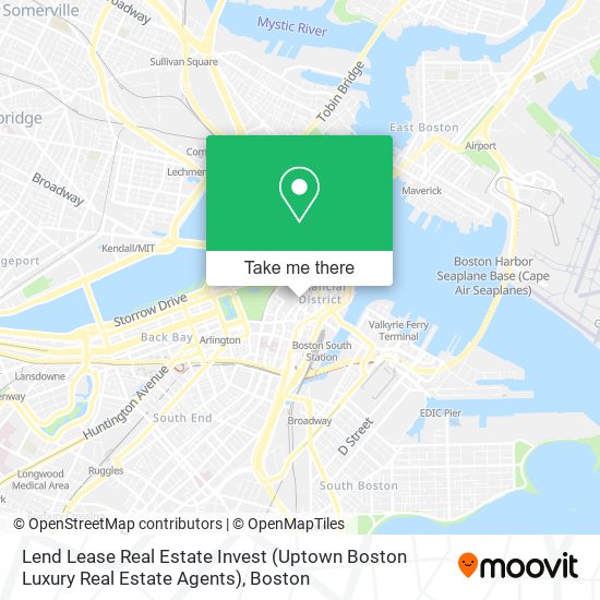 Lend Lease Real Estate Invest (Uptown Boston Luxury Real Estate Agents) map