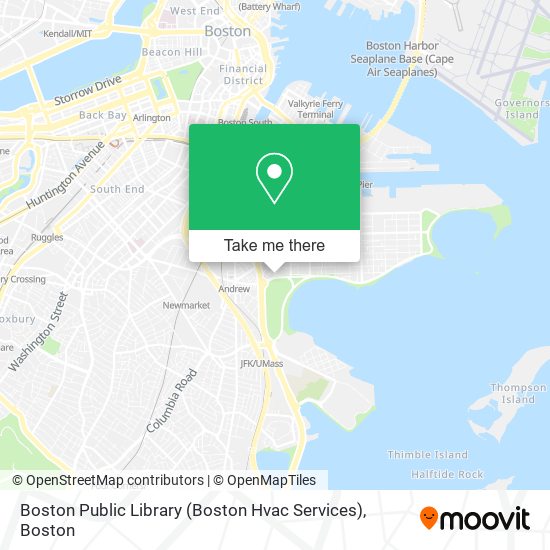 Mapa de Boston Public Library (Boston Hvac Services)