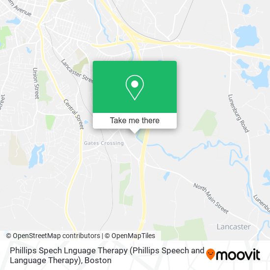 Mapa de Phillips Spech Lnguage Therapy (Phillips Speech and Language Therapy)