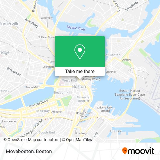 Mapa de Moveboston
