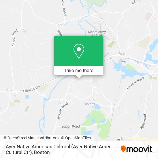 Mapa de Ayer Native American Cultural (Ayer Native Amer Cultural Ctr)