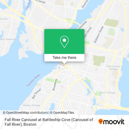 Mapa de Fall River Carousel at Battleship Cove (Carousel of Fall River)