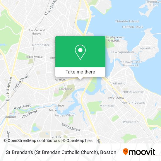 St Brendan's (St Brendan Catholic Church) map