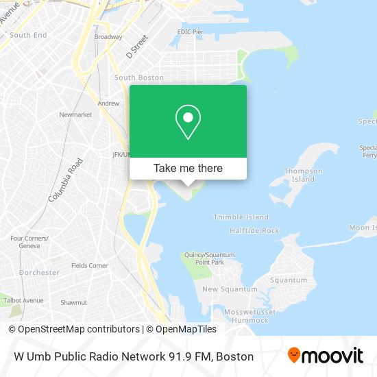 W Umb Public Radio Network 91.9 FM map