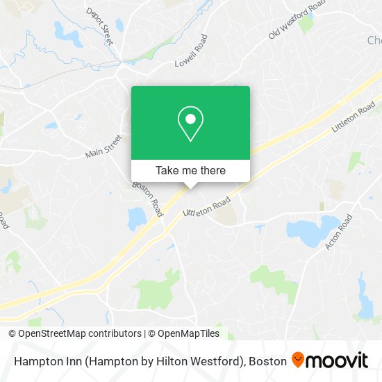Hampton Inn (Hampton by Hilton Westford) map