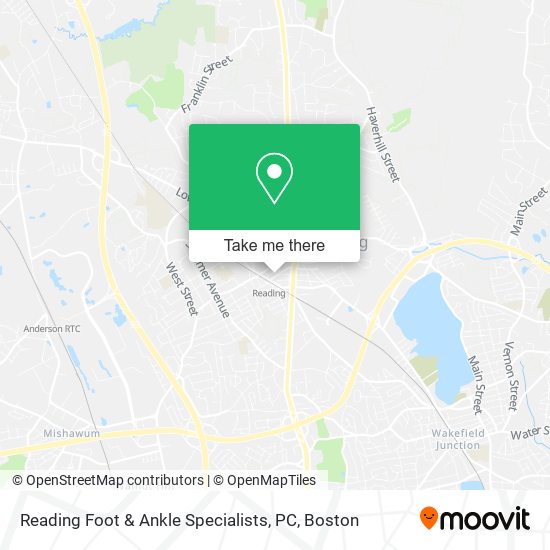 Reading Foot & Ankle Specialists, PC map