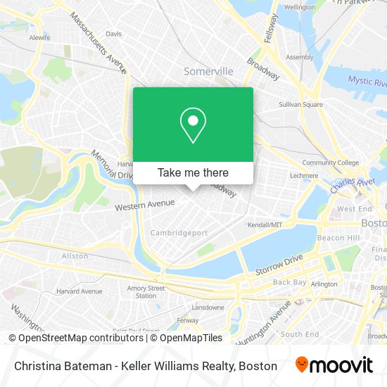 Mapa de Christina Bateman - Keller Williams Realty