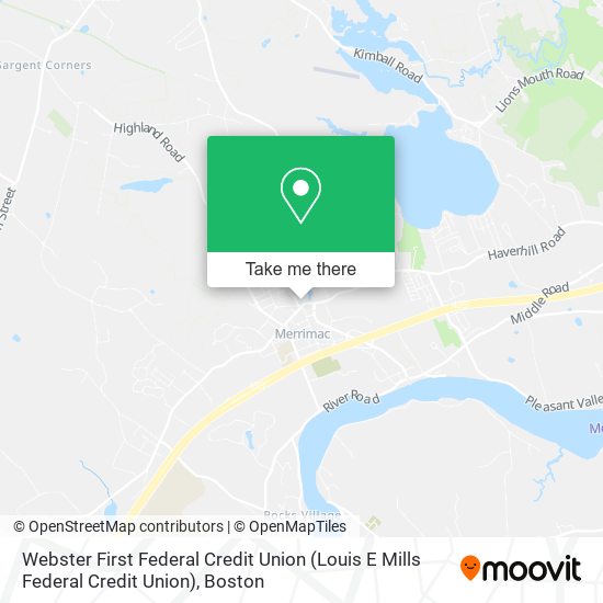 Webster First Federal Credit Union (Louis E Mills Federal Credit Union) map