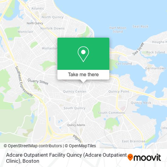 Adcare Outpatient Facility Quincy (Adcare Outpatient Clinic) map