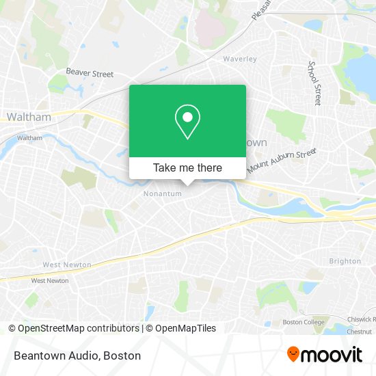 Mapa de Beantown Audio