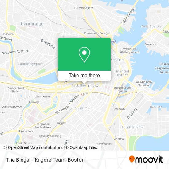 Mapa de The Biega + Kilgore Team