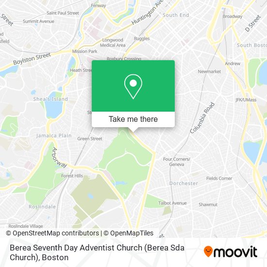 Mapa de Berea Seventh Day Adventist Church (Berea Sda Church)