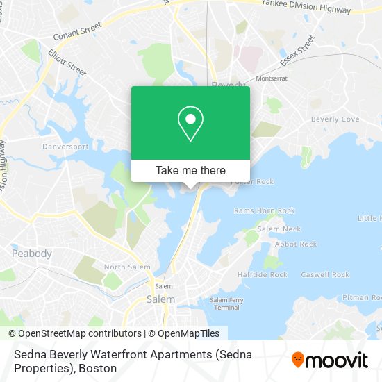Mapa de Sedna Beverly Waterfront Apartments (Sedna Properties)
