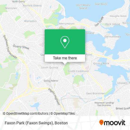 Mapa de Faxon Park (Faxon Swings)
