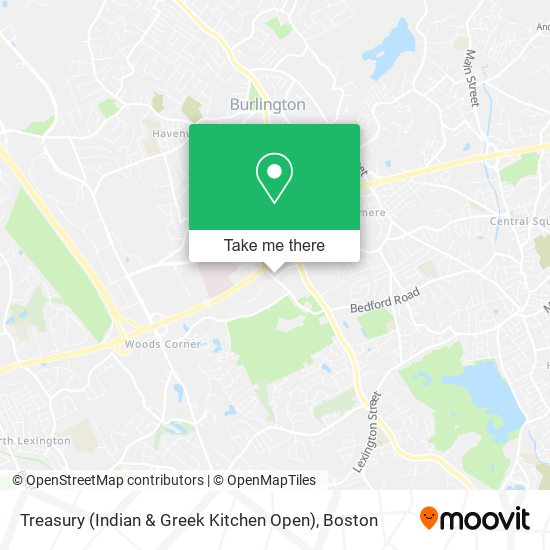 Treasury (Indian & Greek Kitchen Open) map