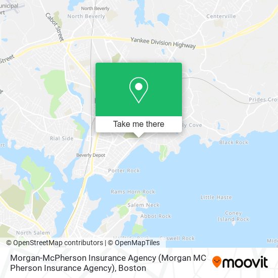 Morgan-McPherson Insurance Agency (Morgan MC Pherson Insurance Agency) map