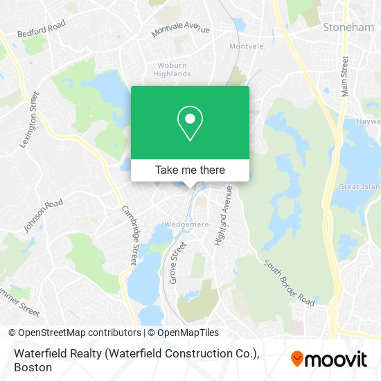 Waterfield Realty (Waterfield Construction Co.) map