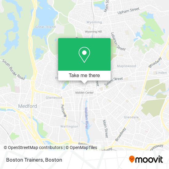 Boston Trainers map