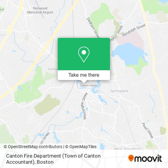 Mapa de Canton Fire Department (Town of Canton Accountant)