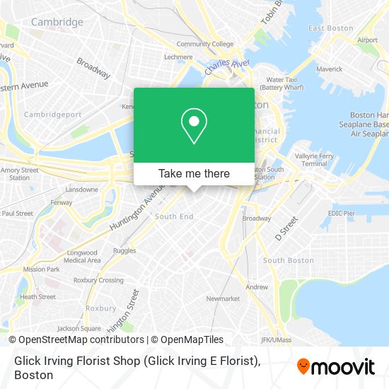 Mapa de Glick Irving Florist Shop