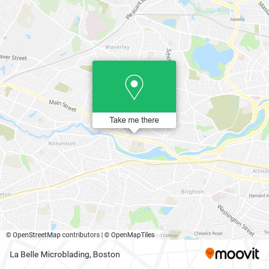 La Belle Microblading map