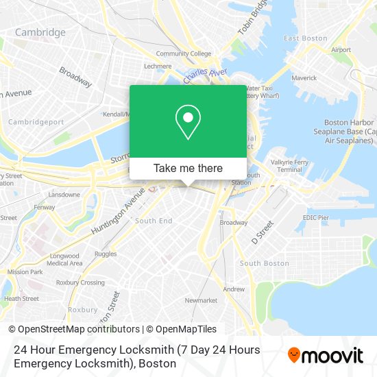 Mapa de 24 Hour Emergency Locksmith (7 Day 24 Hours Emergency Locksmith)