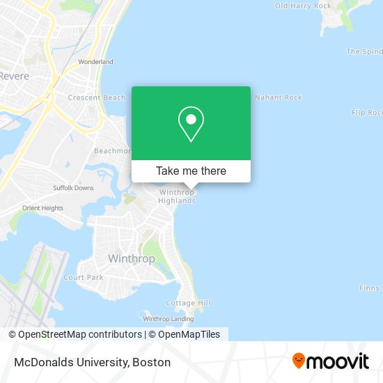McDonalds University map