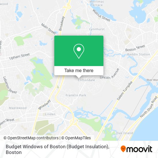 Budget Windows of Boston (Budget Insulation) map