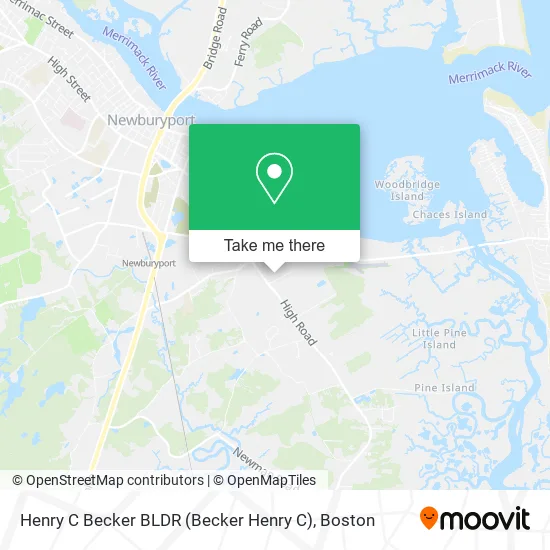 Henry C Becker BLDR map