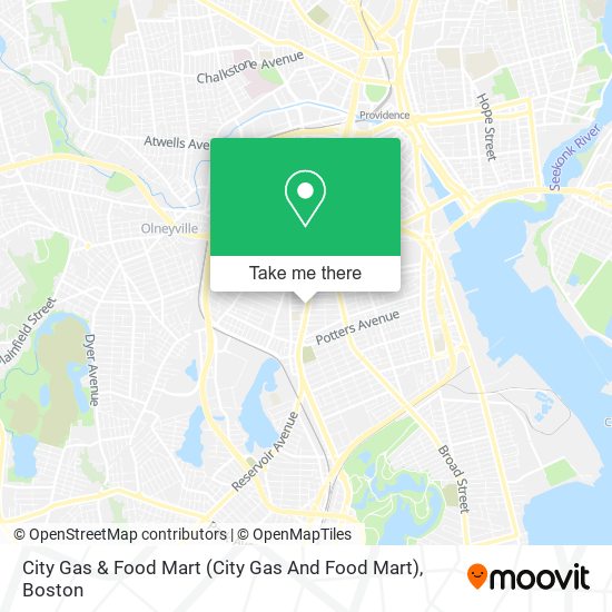 Mapa de City Gas & Food Mart