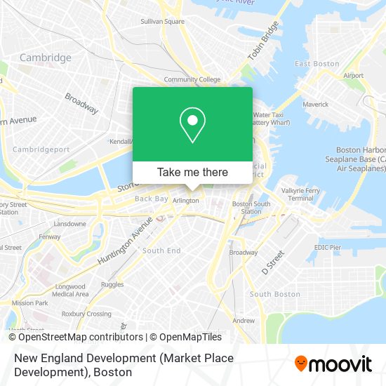 Mapa de New England Development (Market Place Development)