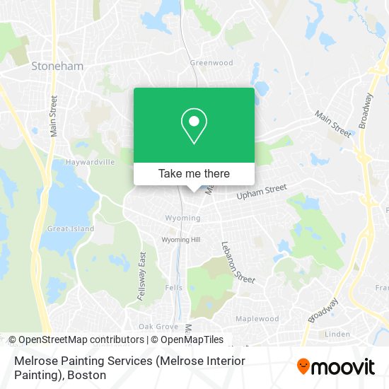 Mapa de Melrose Painting Services (Melrose Interior Painting)