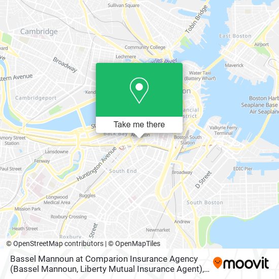 Bassel Mannoun at Comparion Insurance Agency (Bassel Mannoun, Liberty Mutual Insurance Agent) map