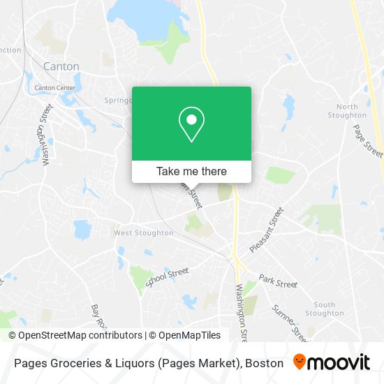Mapa de Pages Groceries & Liquors (Pages Market)